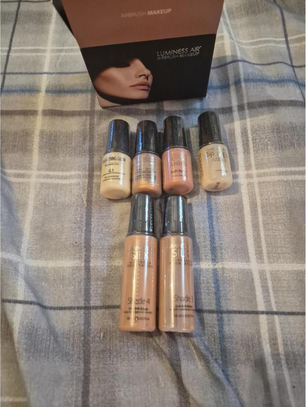Luminess Air Airbrush Makeup  Silk Medium Sealed New 6 Pieces